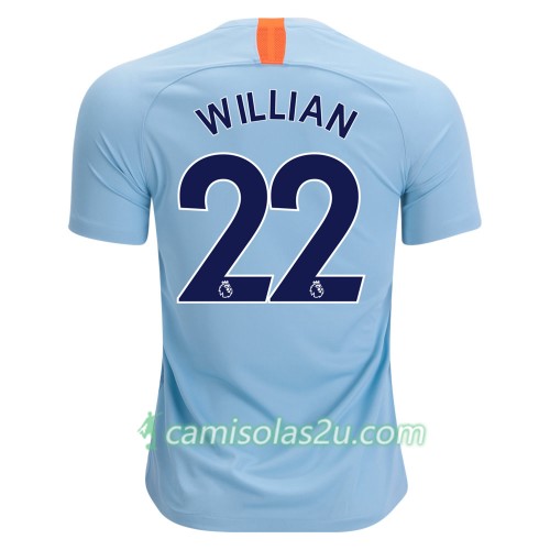 Camisolas de Futebol Chelsea Willian 22 Equipamento 3ª 2018/19 Manga Curta Camisolas de Futebol Chelsea Willian 22 Equipamento 3ª 2018/19 Manga Curta